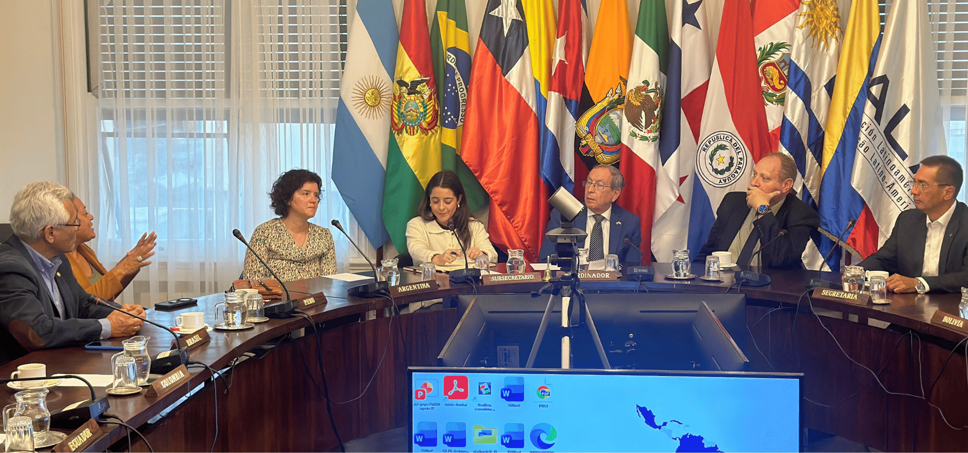 Delegação da Universidad Nacional de Piura visitou a ALADI para avançar na cooperação acadêmica